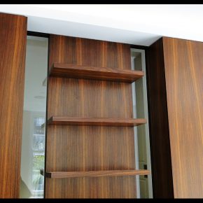 Close-up of high-quality joinery materials, showcasing sustainable timber for construction projects.